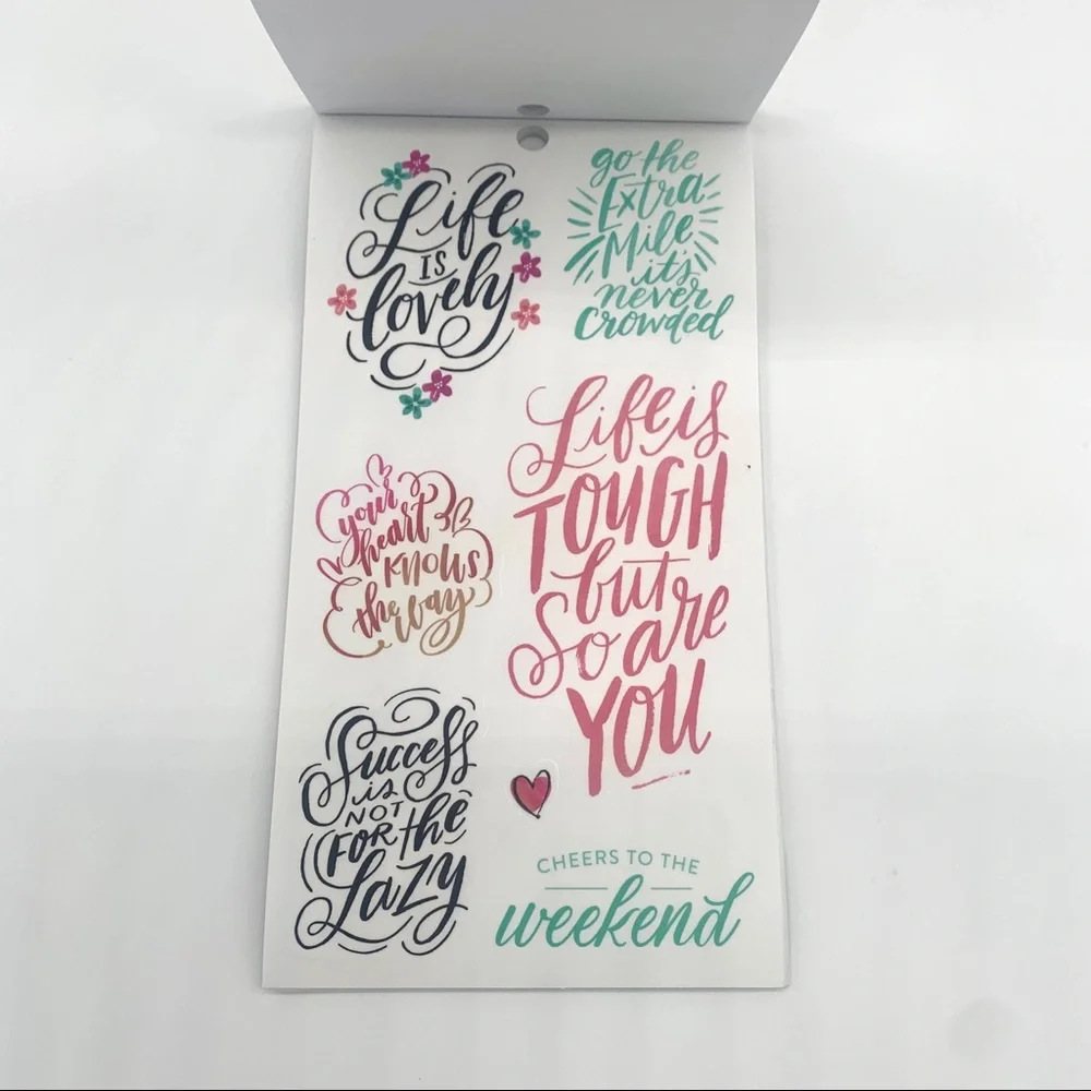 Happy Planner Water Colors Sticker Sheet Book